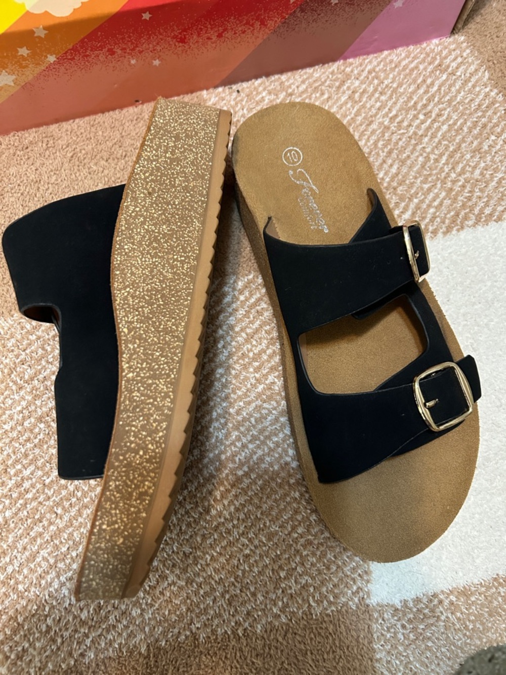 Forever Comfort women’s sandals size 10 - Picture 3 of 4